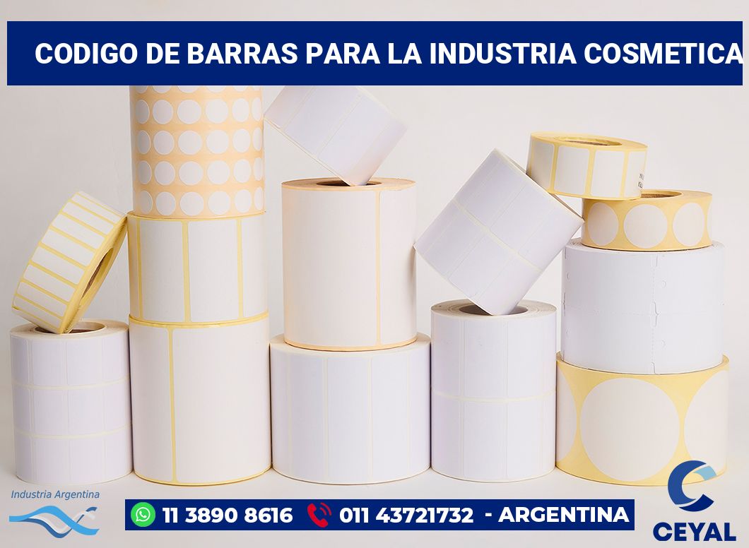 codigo de barras para la industria cosmetica