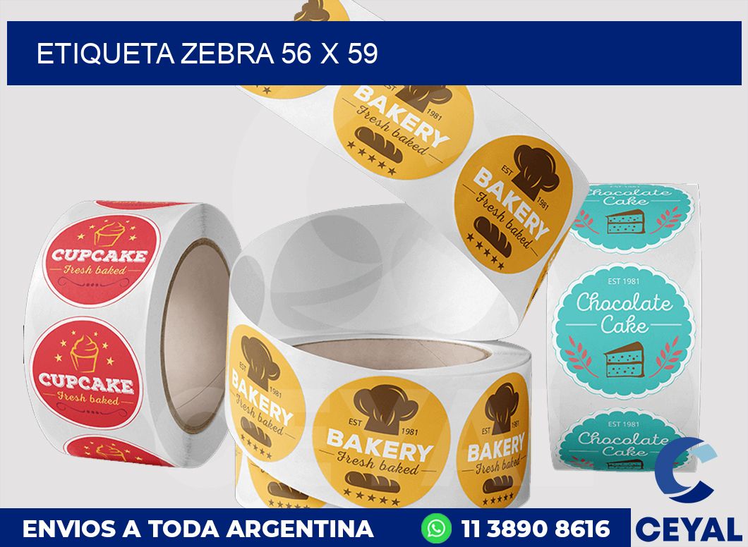 etiqueta zebra 56 x 59