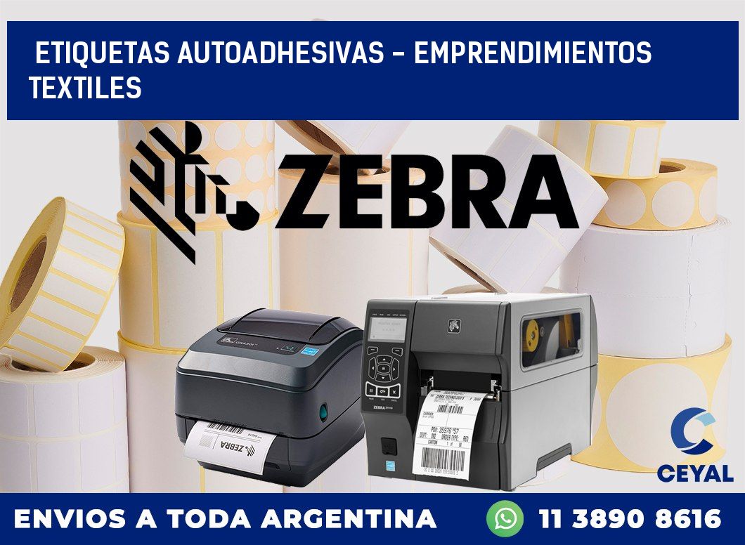 etiquetas autoadhesivas – Emprendimientos textiles