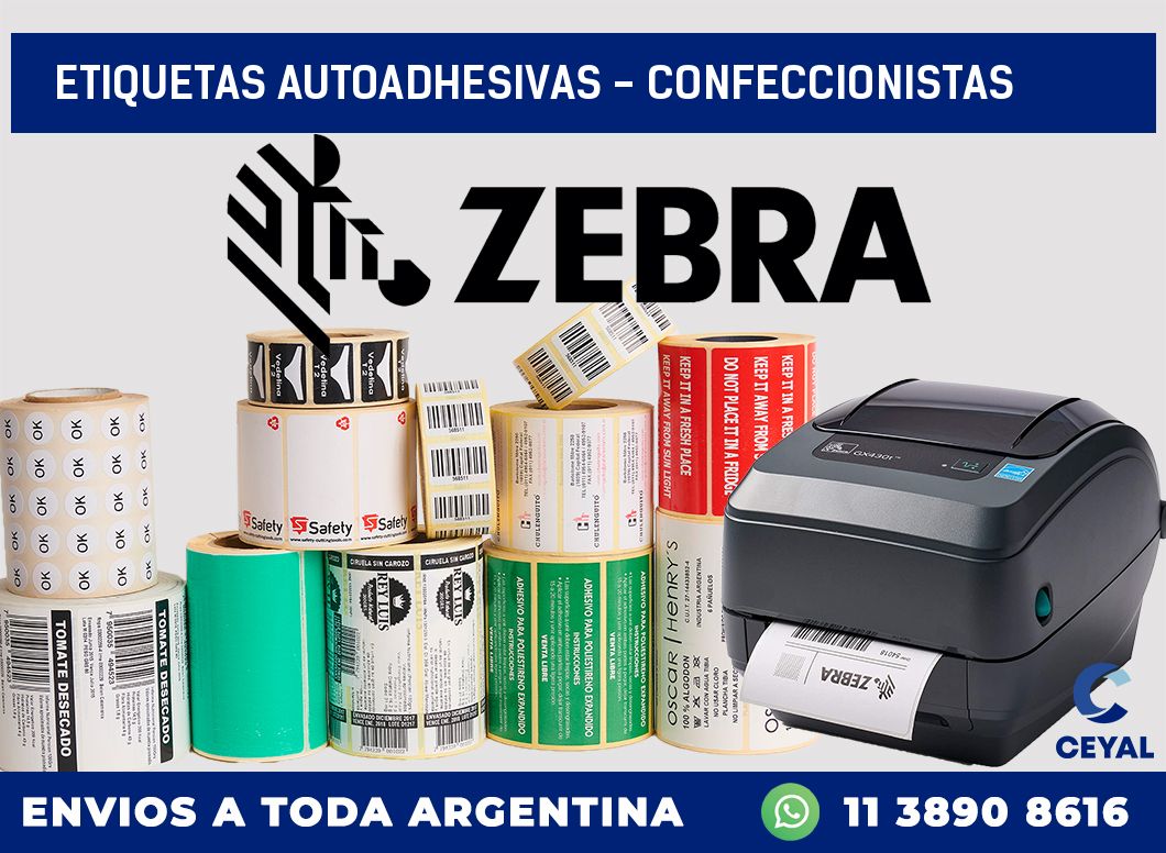 etiquetas autoadhesivas – confeccionistas