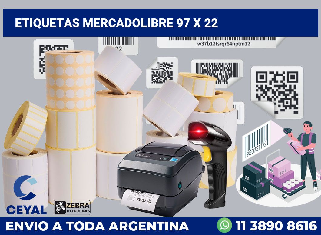 etiquetas mercadolibre 97 x 22