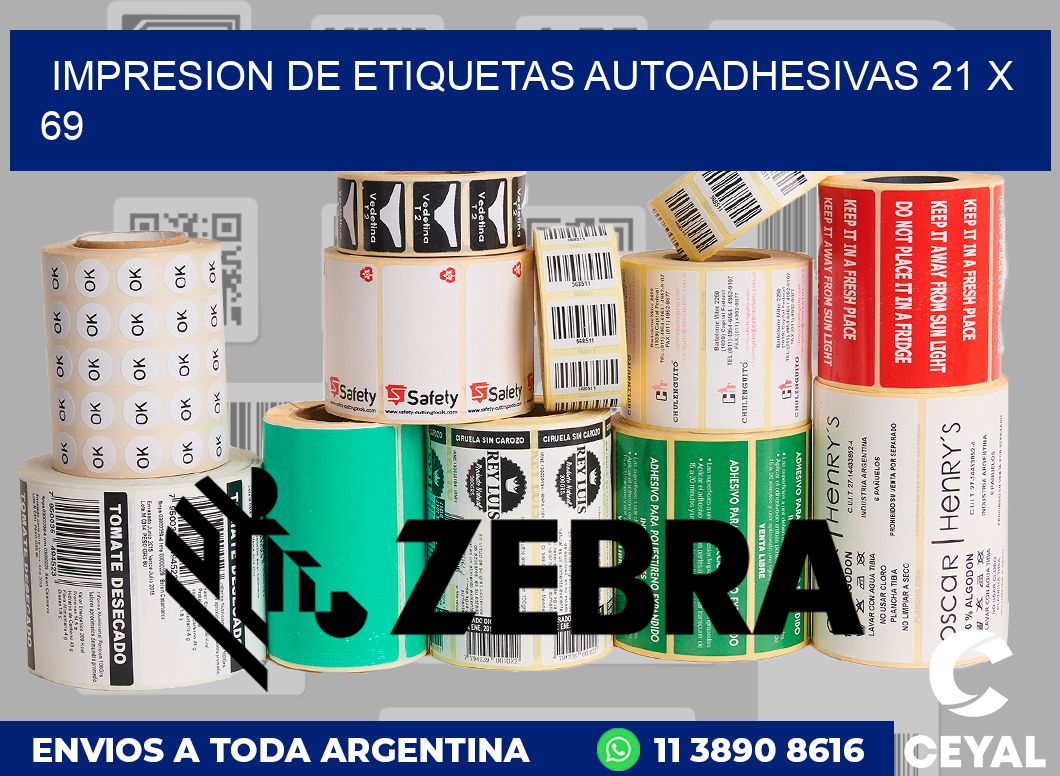 impresion de etiquetas autoadhesivas 21 x 69