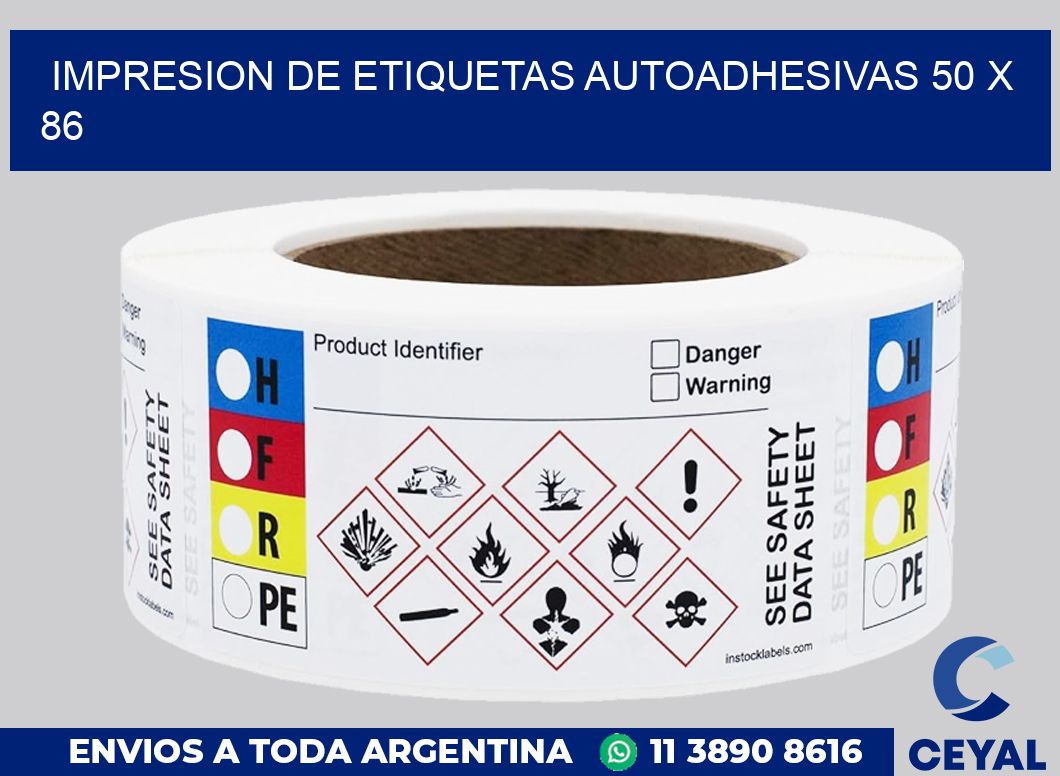 impresion de etiquetas autoadhesivas 50 x 86