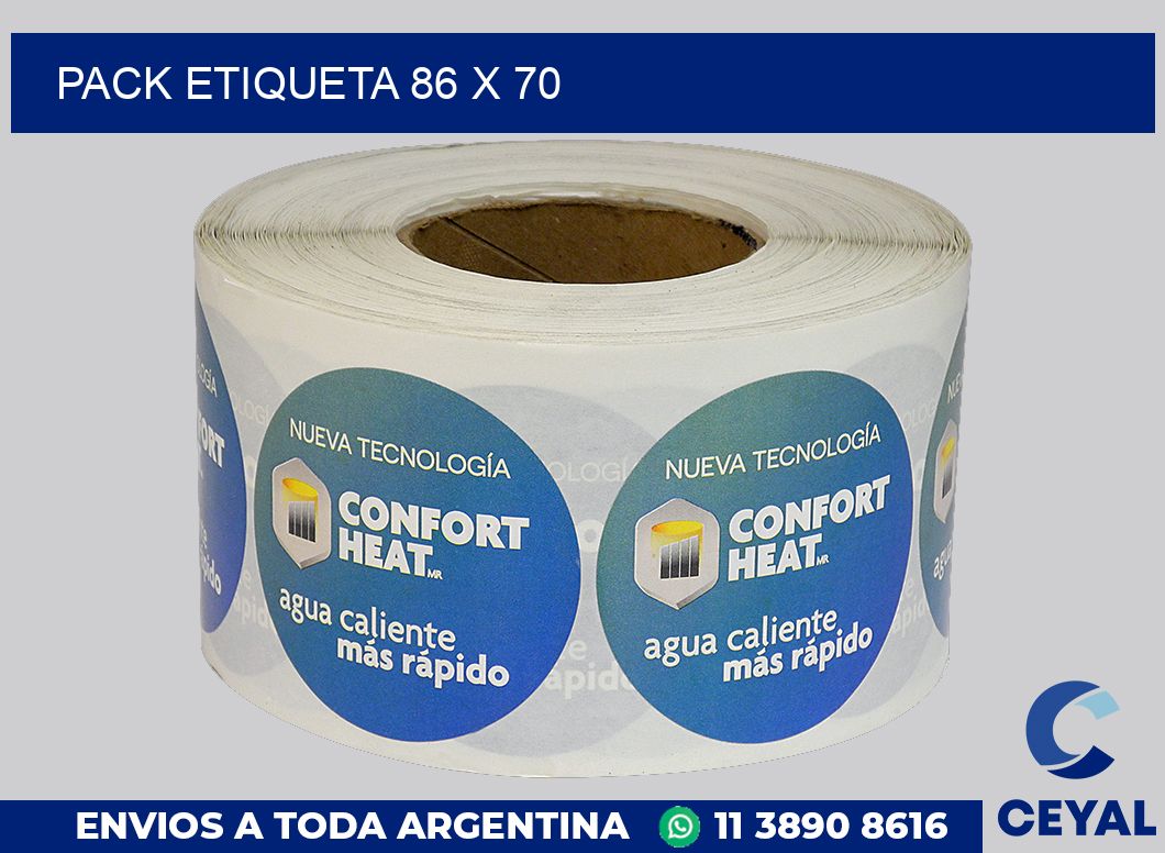 pack etiqueta 86 x 70