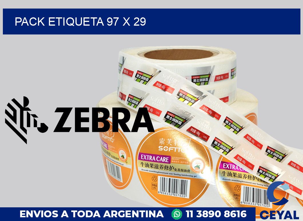 pack etiqueta 97 x 29