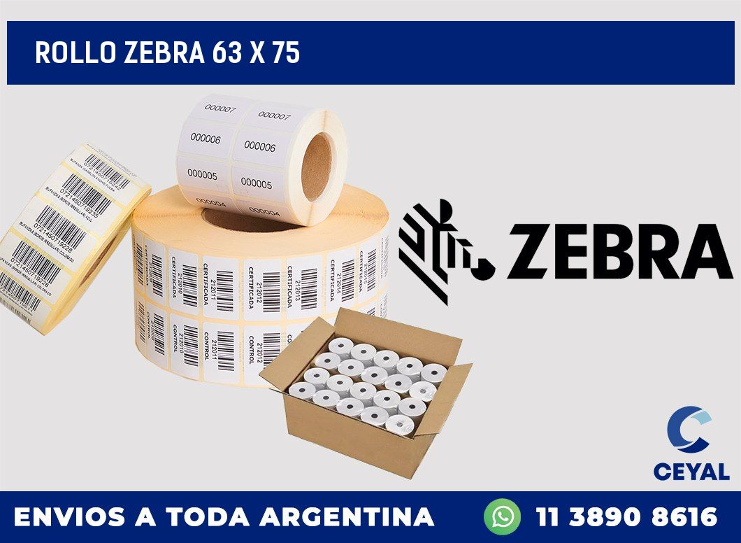 rollo zebra 63 x 75