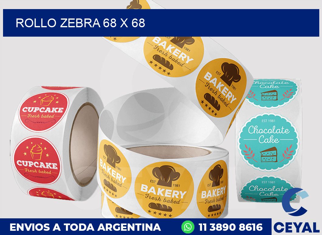 rollo zebra 68 x 68