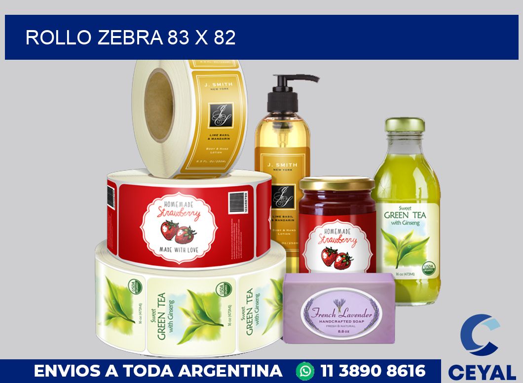 rollo zebra 83 x 82