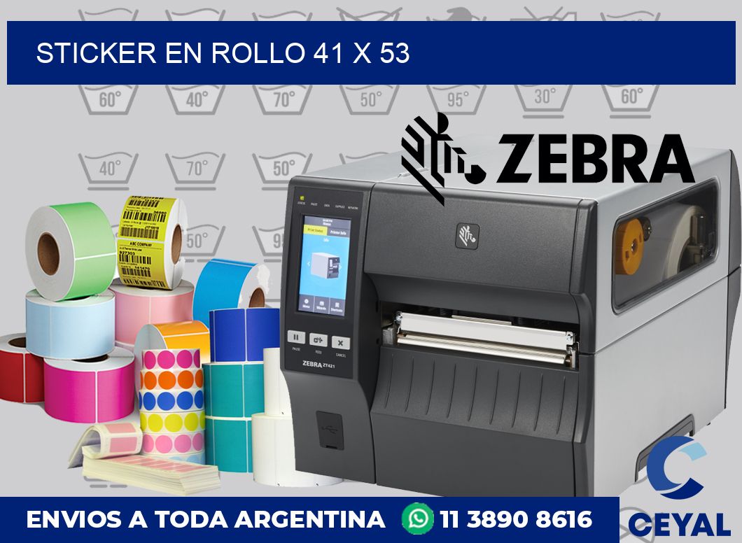 sticker en rollo 41 x 53