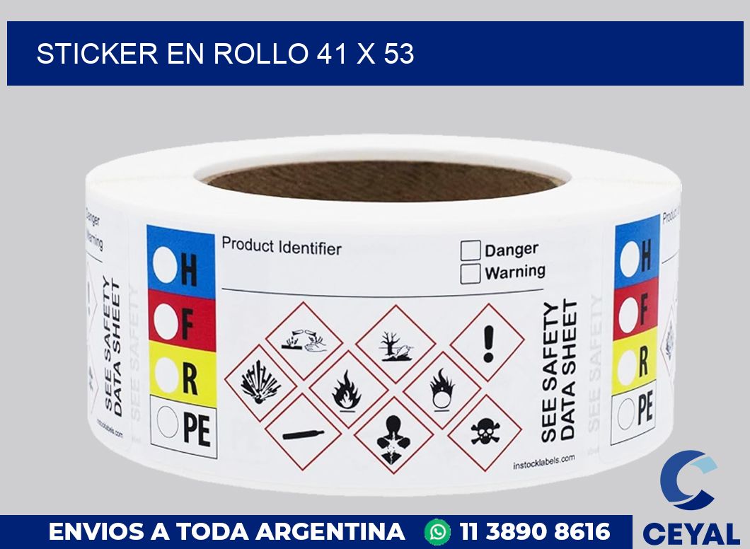 sticker en rollo 41 x 53