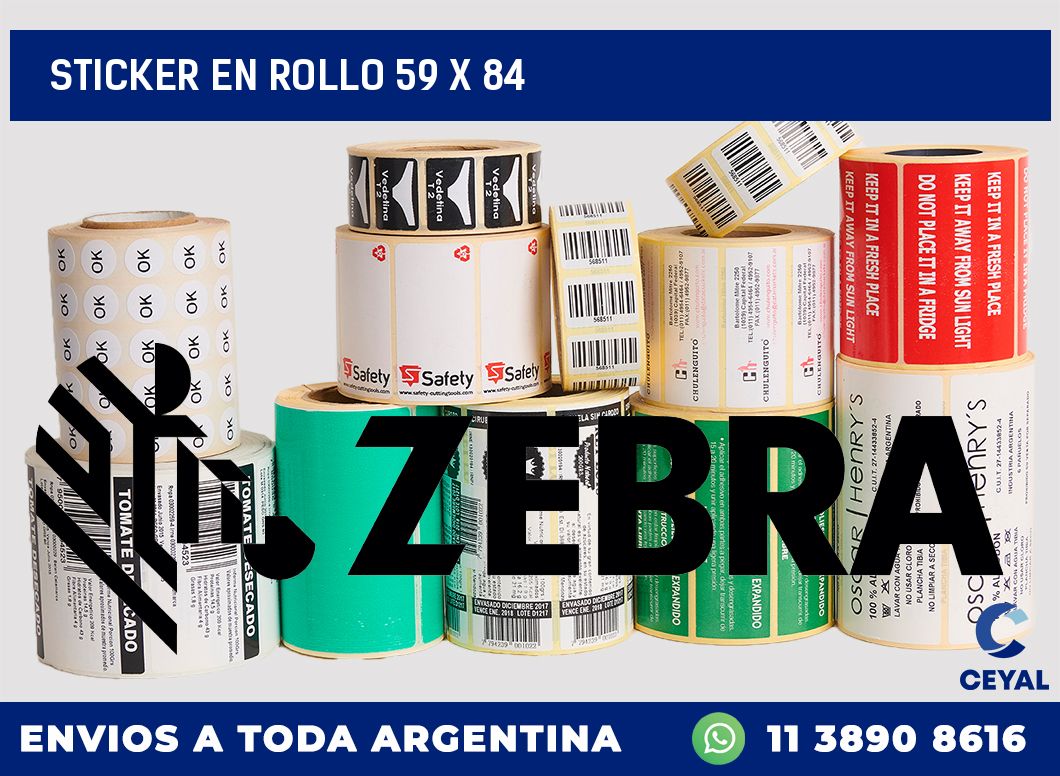sticker en rollo 59 x 84