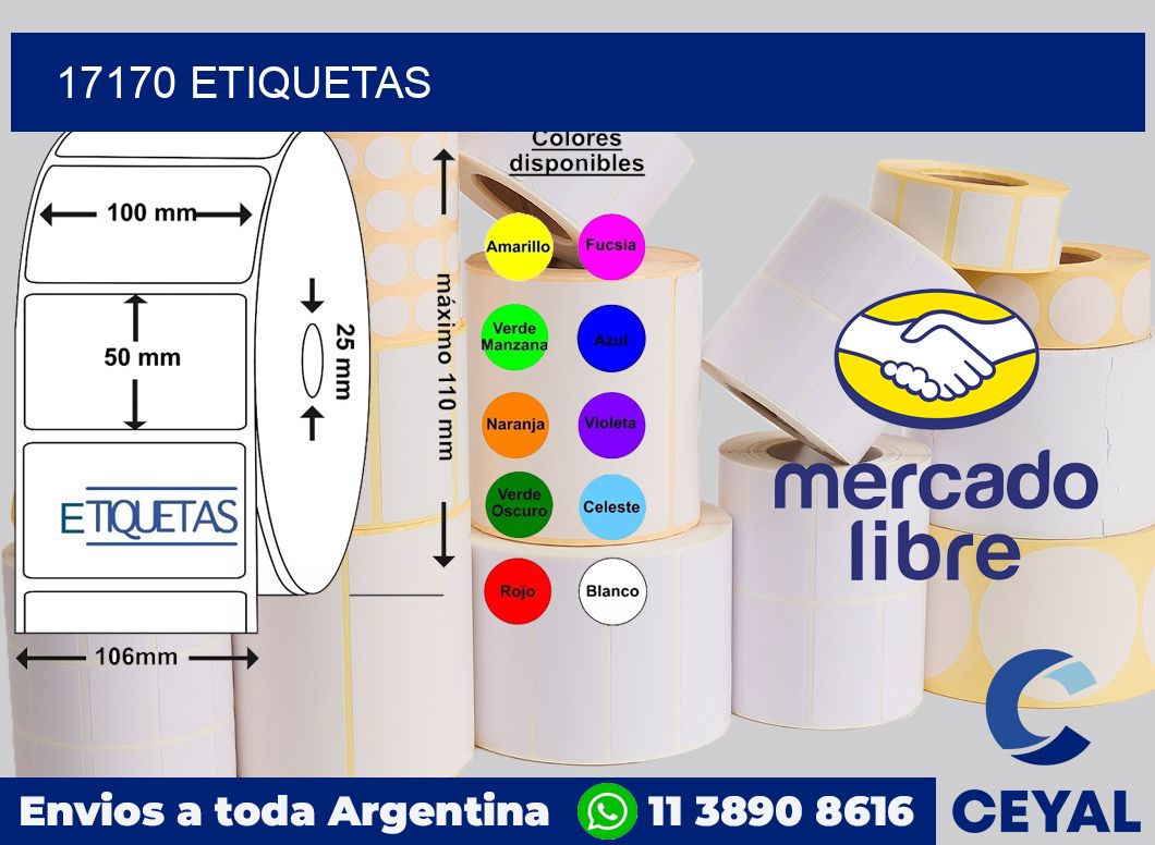 17170 etiquetas