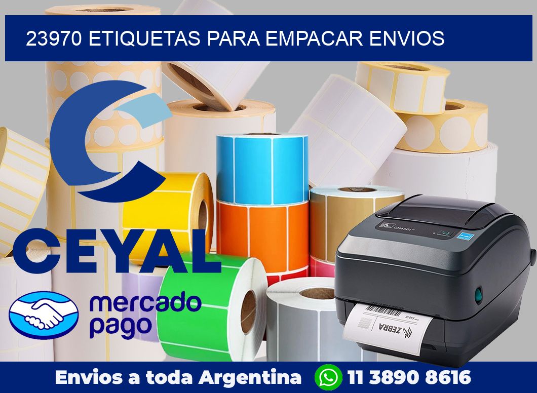 23970 Etiquetas para empacar envios