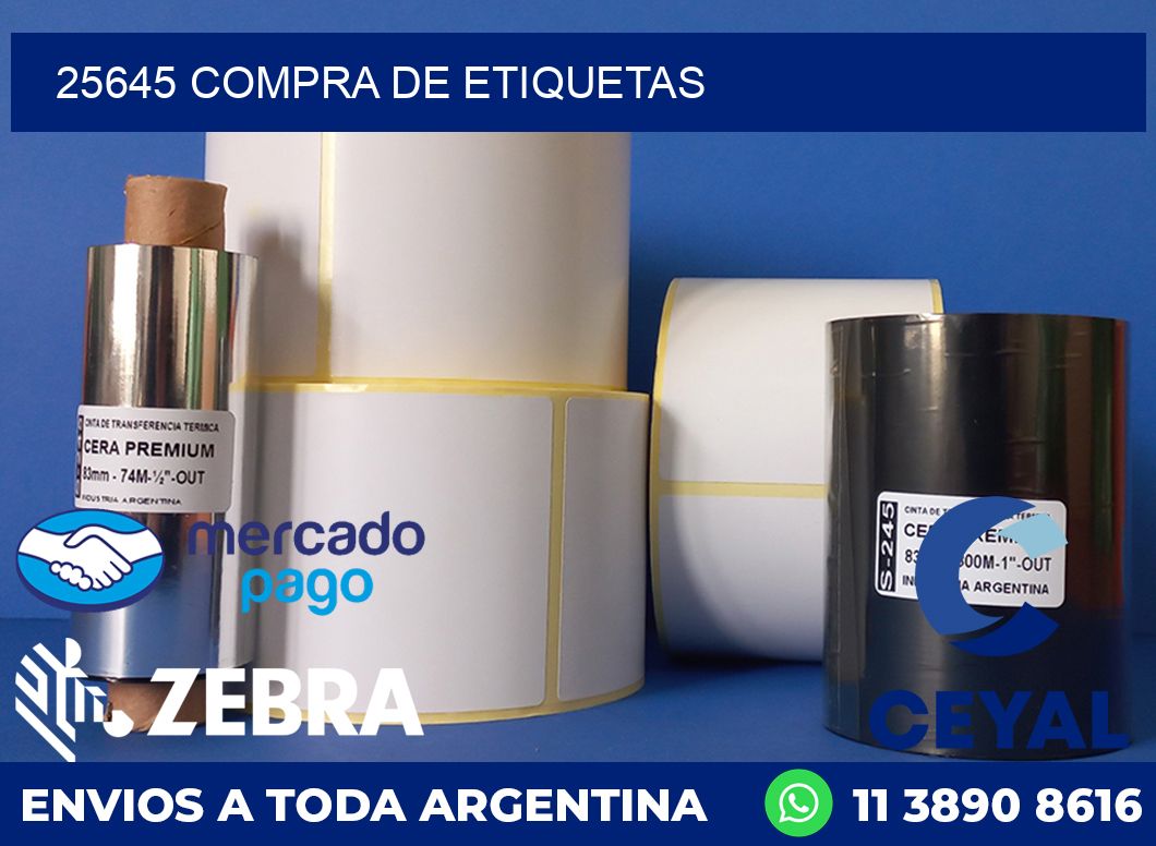 25645 compra de etiquetas