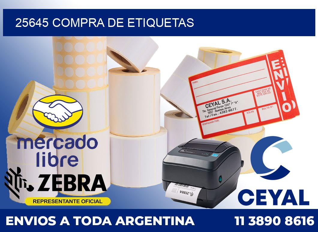25645 compra de etiquetas