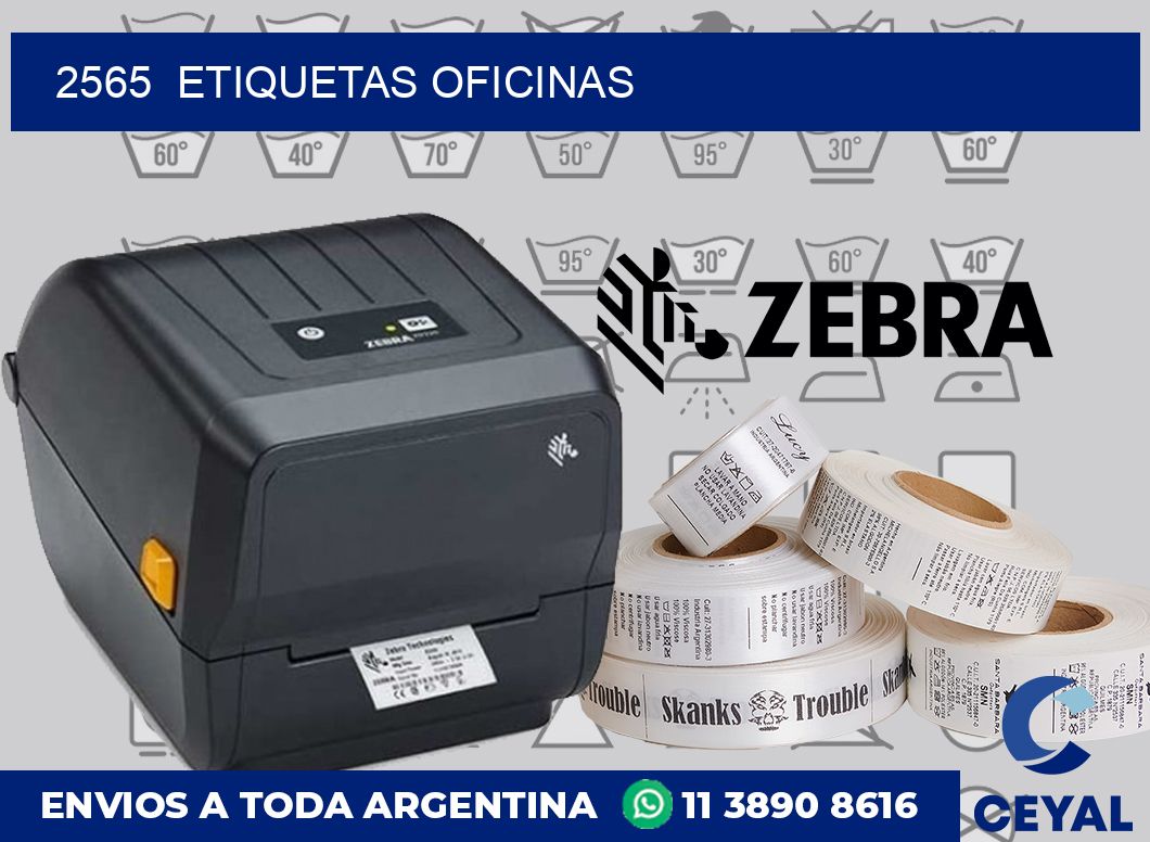 2565  Etiquetas oficinas