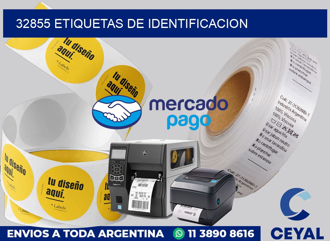 32855 Etiquetas de identificacion
