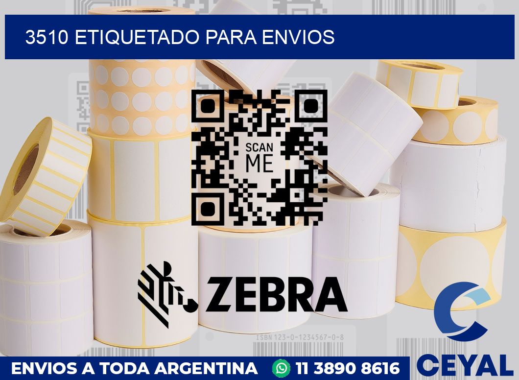 3510 etiquetado para envios