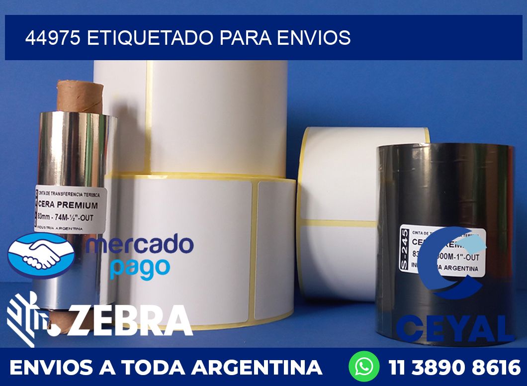 44975 etiquetado para envios