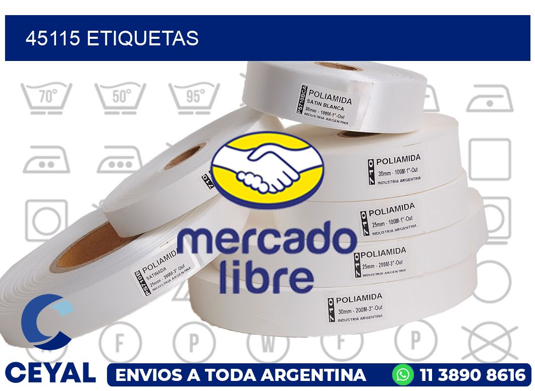 45115 etiquetas