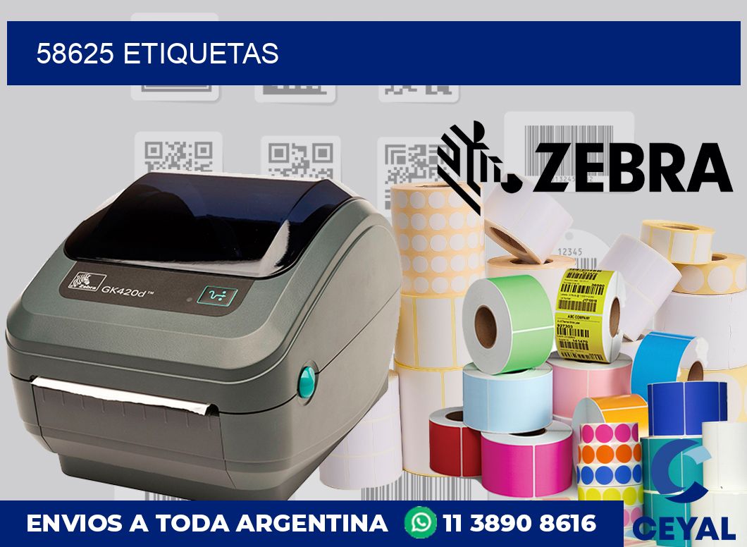 58625 etiquetas