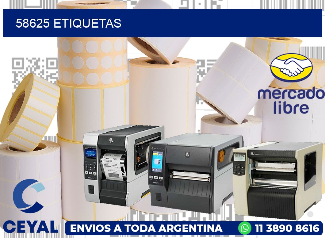 58625 etiquetas