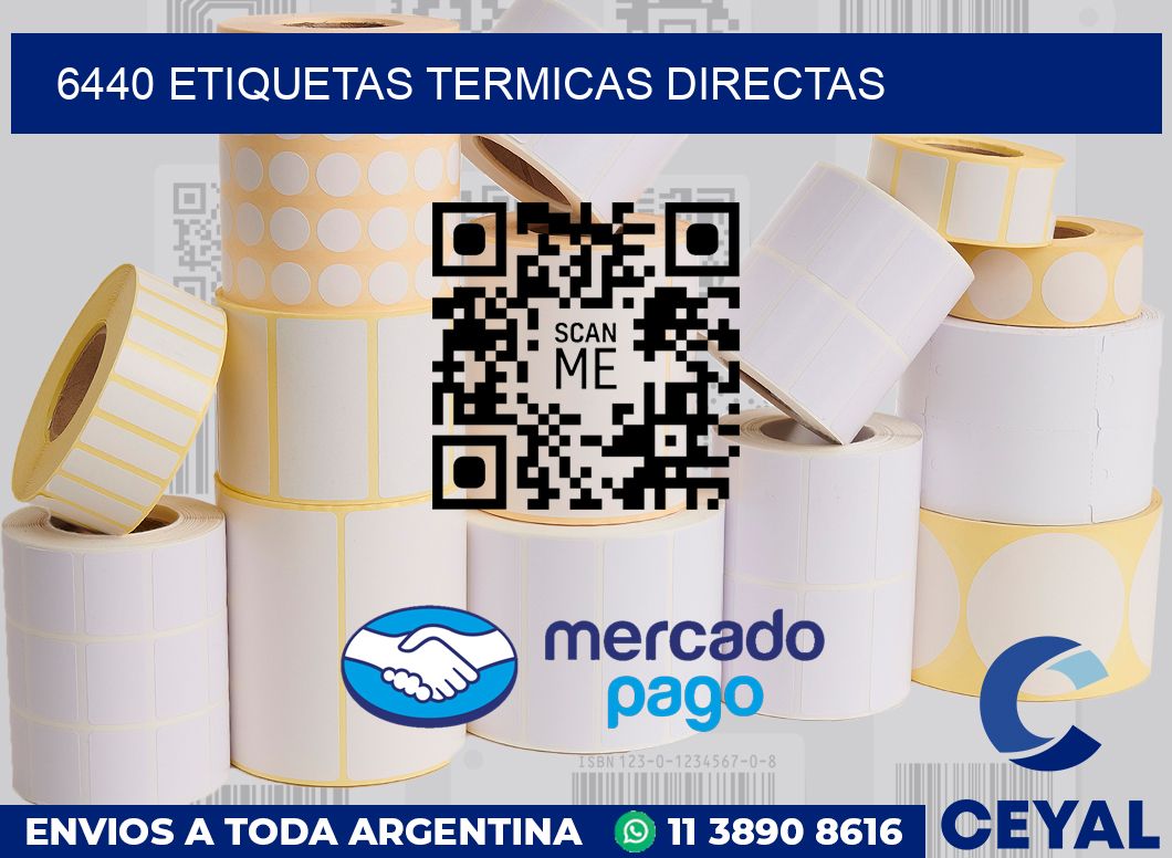 6440 Etiquetas termicas directas