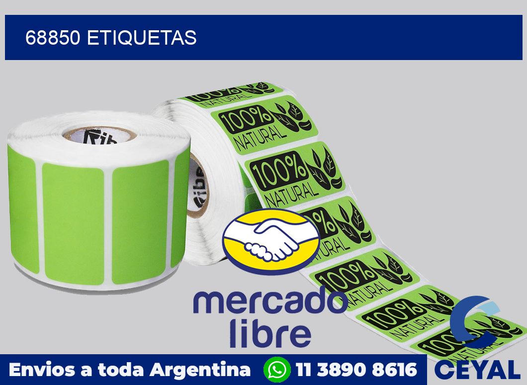 68850 etiquetas
