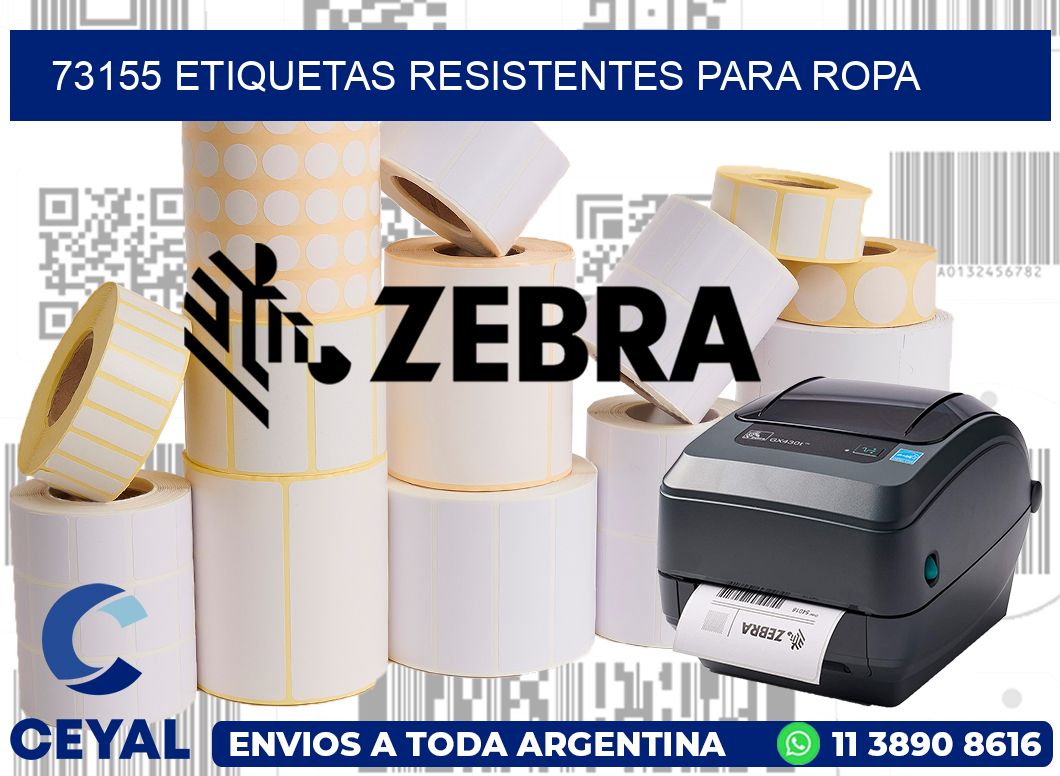 73155 Etiquetas resistentes para Ropa