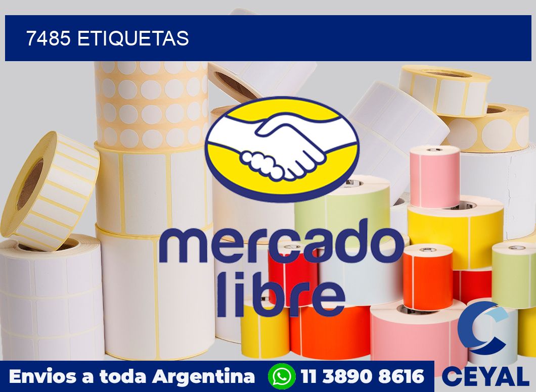 7485 etiquetas