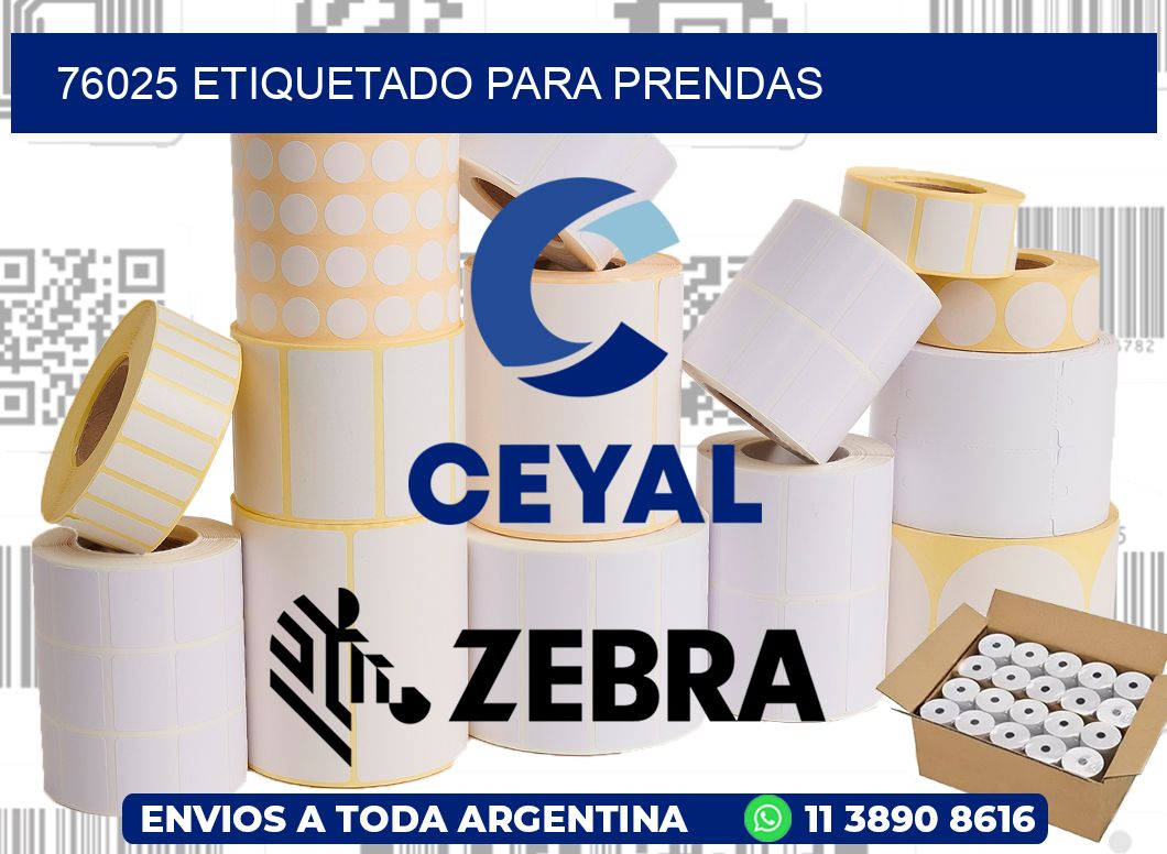 76025 Etiquetado para prendas