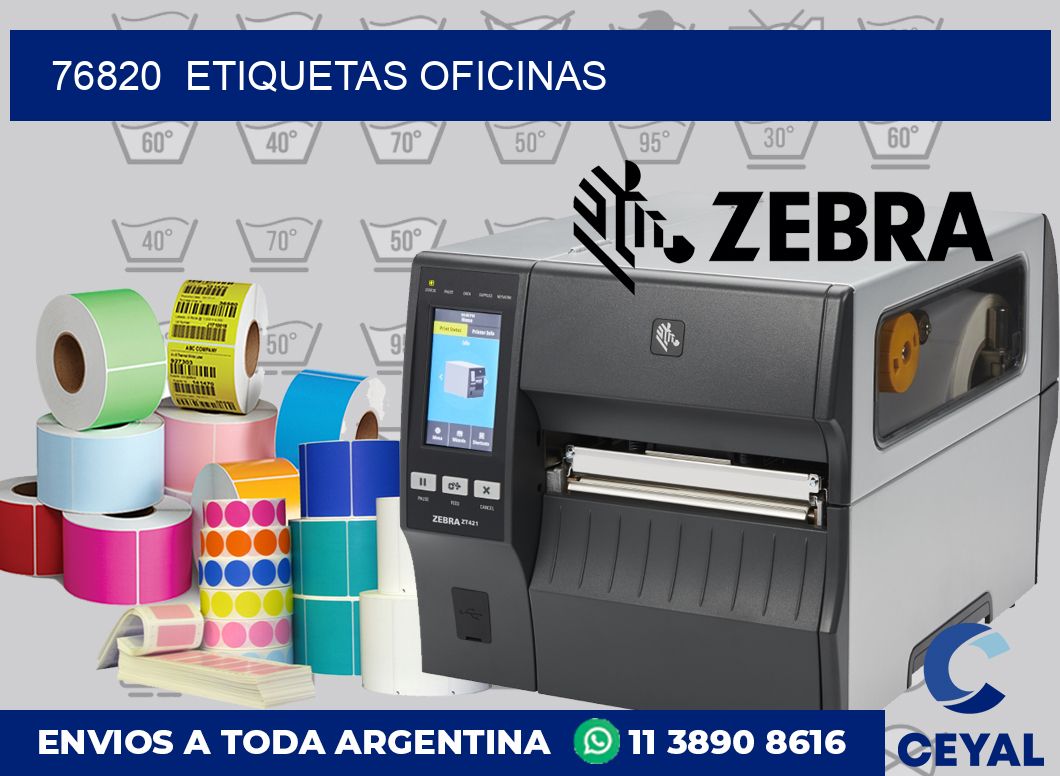 76820  Etiquetas oficinas
