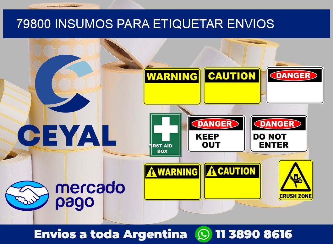 79800 insumos para etiquetar envios