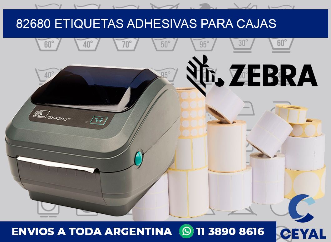82680 etiquetas adhesivas para cajas
