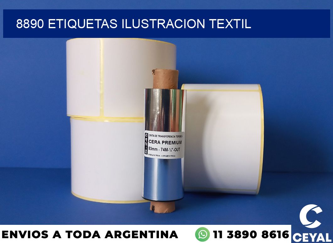 8890 etiquetas ilustracion textil