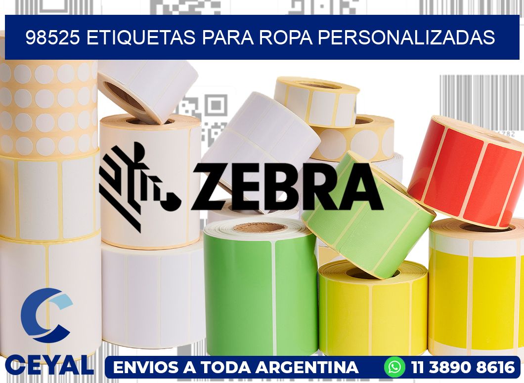 98525 Etiquetas para ropa Personalizadas