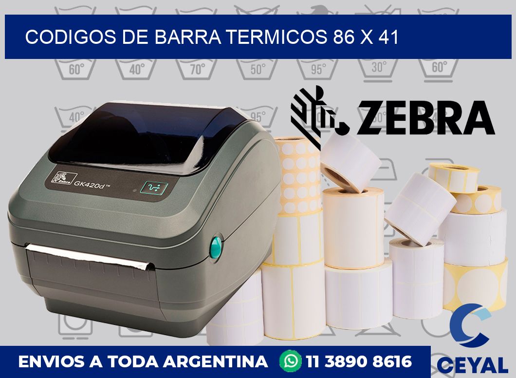 Codigos de barra termicos 86 x 41
