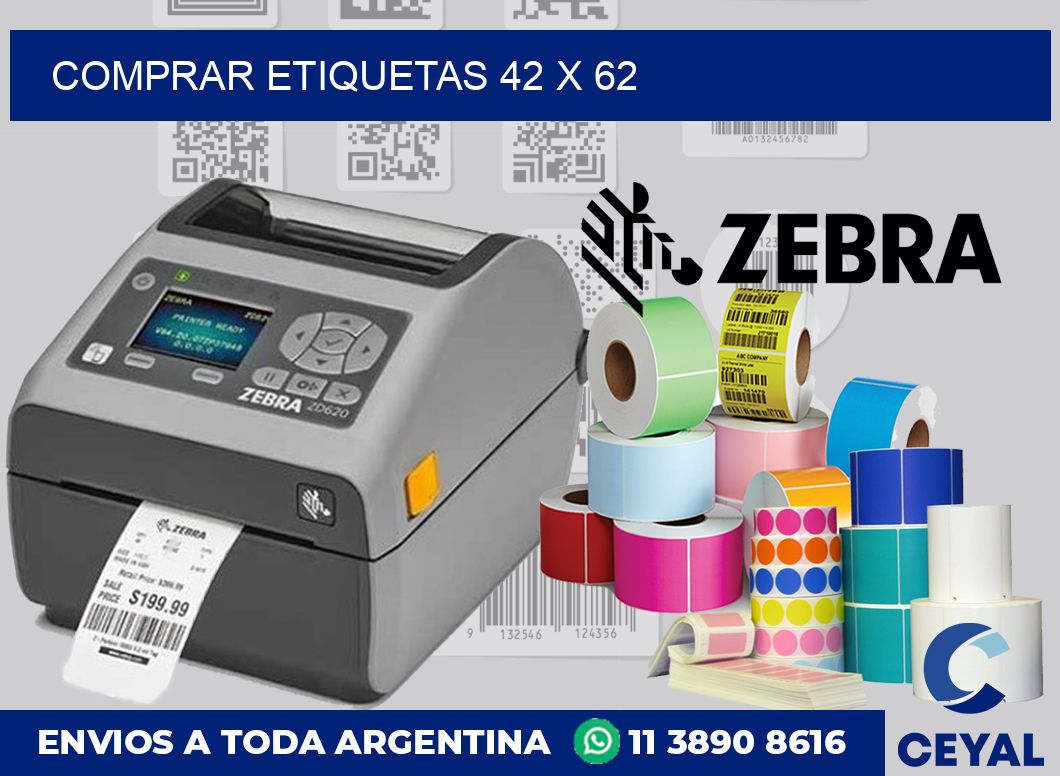 Comprar etiquetas 42 x 62