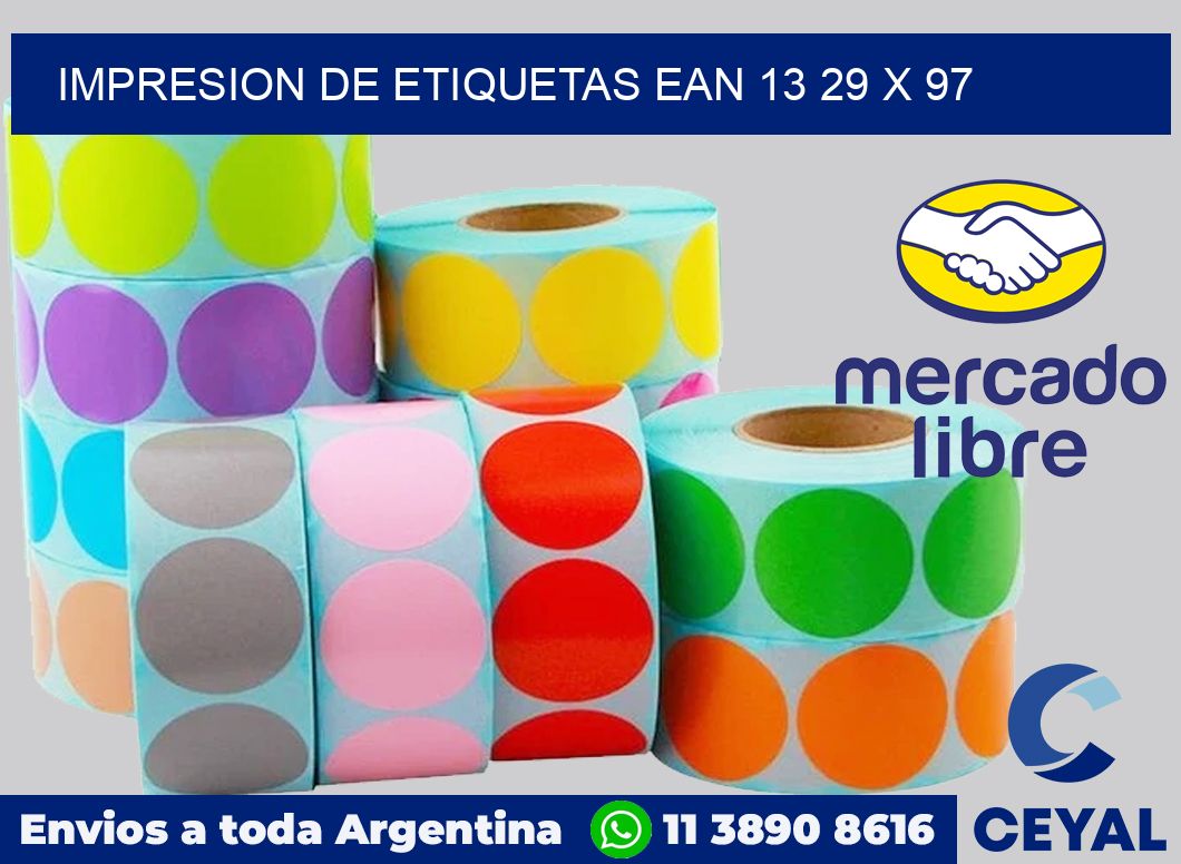 Impresion de etiquetas EAN 13 29 x 97