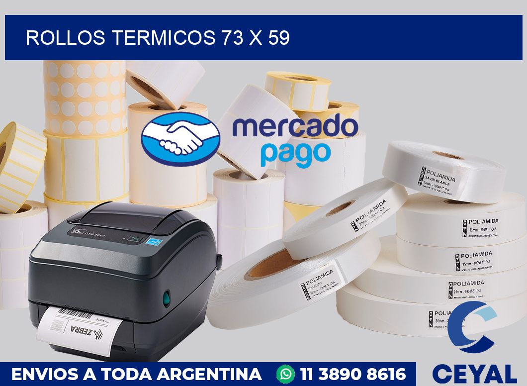 Rollos termicos 73 x 59