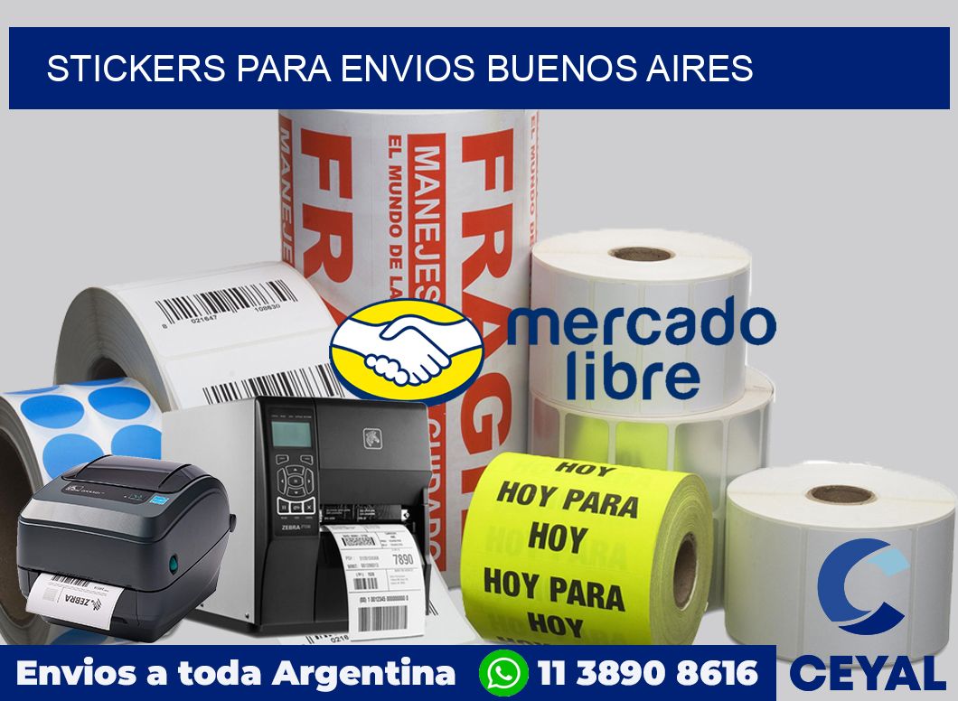 STICKERS PARA ENVIOS BUENOS AIRES