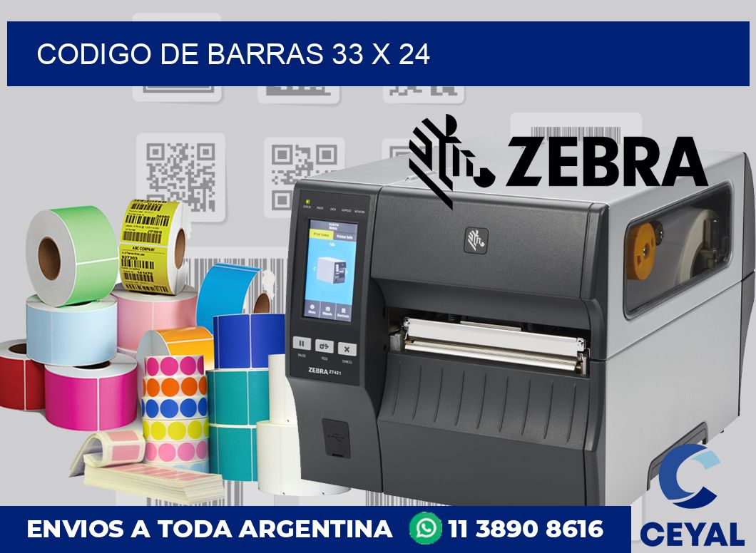 codigo de barras 33 x 24