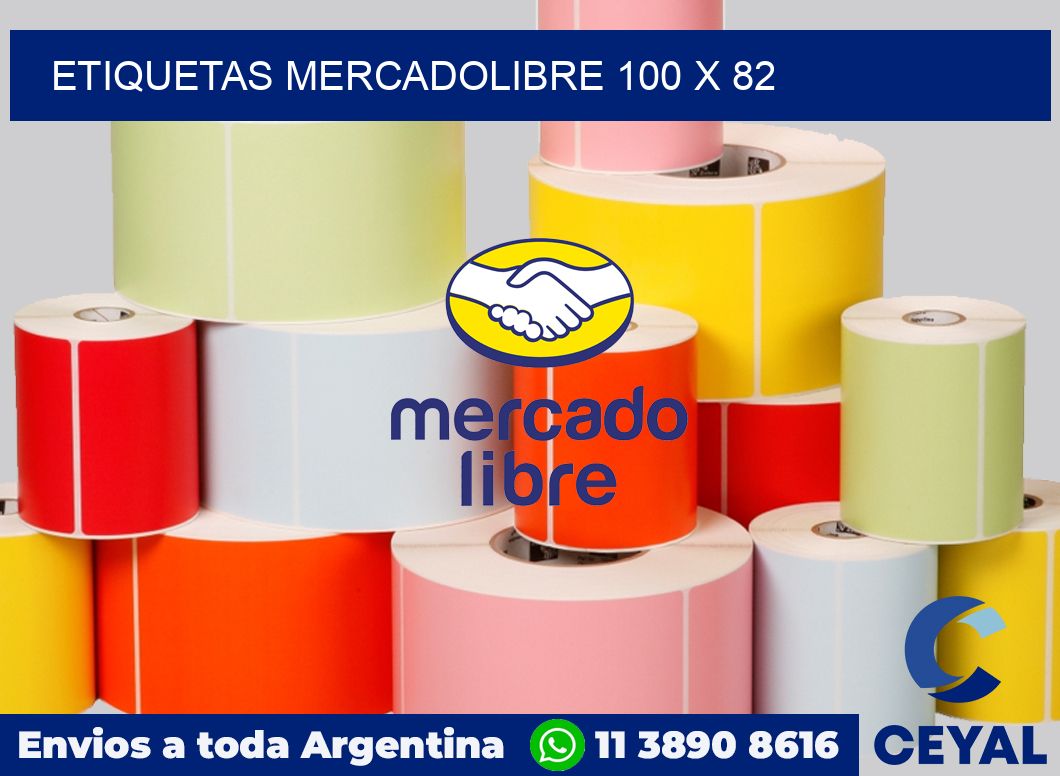 etiquetas mercadolibre 100 x 82