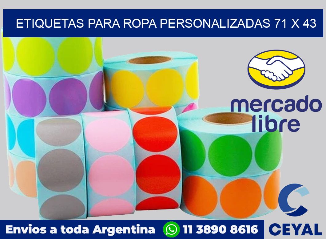 etiquetas para ropa personalizadas 71 x 43
