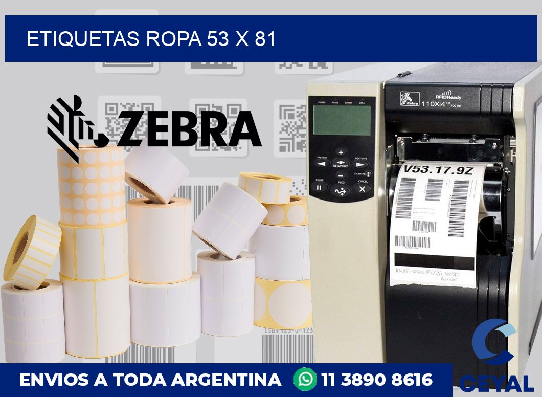 etiquetas ropa 53 x 81