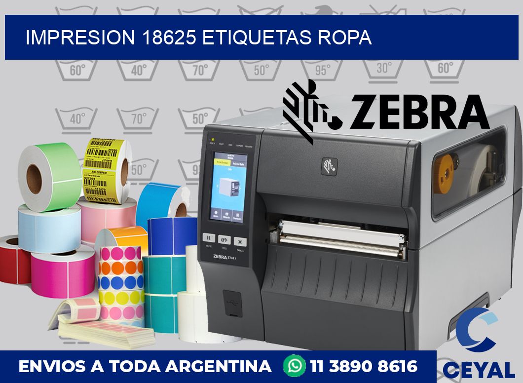 impresion 18625 etiquetas ropa