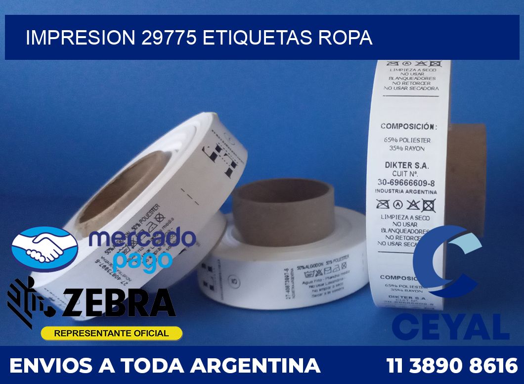impresion 29775 etiquetas ropa
