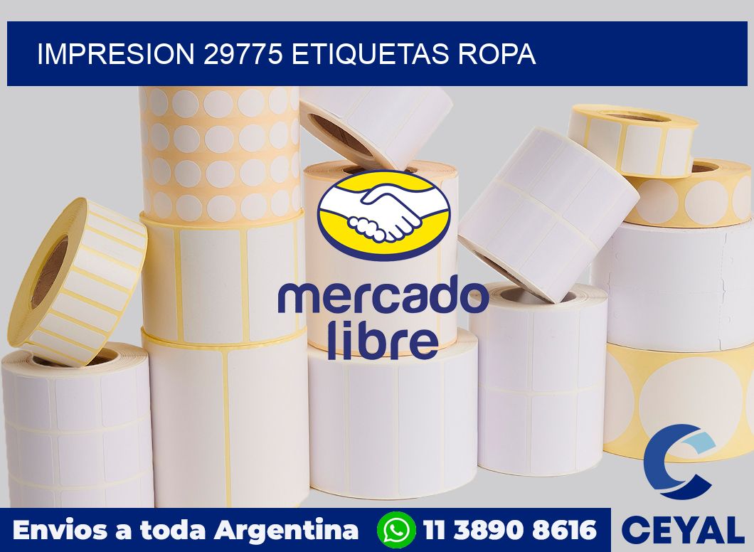 impresion 29775 etiquetas ropa