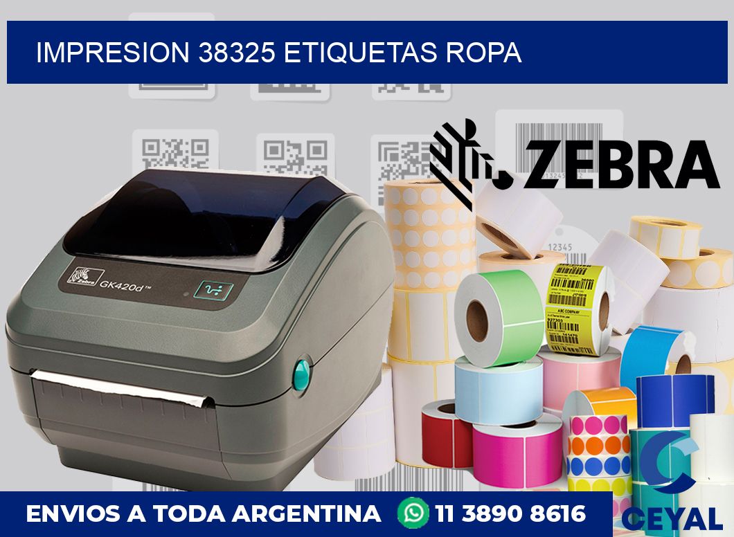 impresion 38325 etiquetas ropa