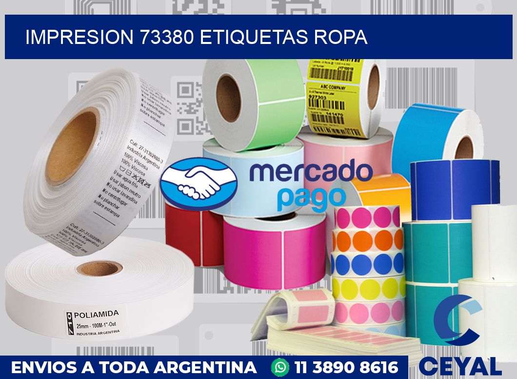 impresion 73380 etiquetas ropa